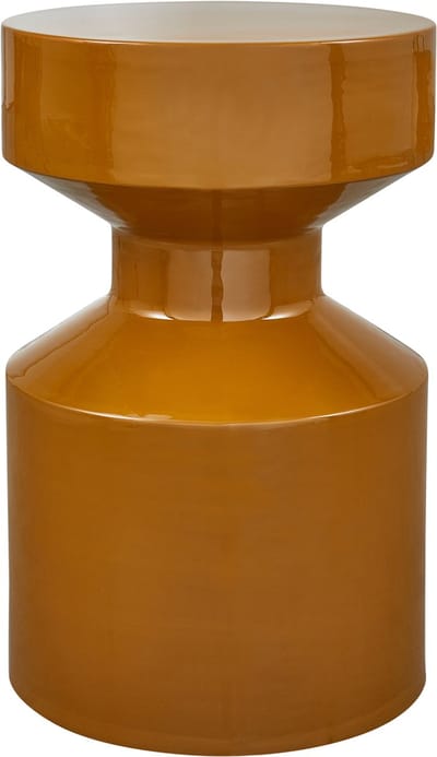 WOOOD Ferry Bijzettafel - Metaal - Honinggeel - 47x30x30