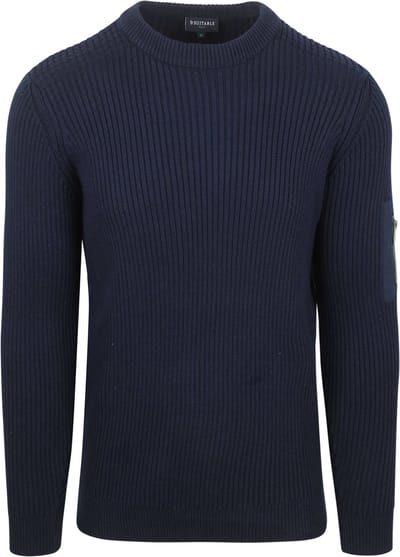Suitable Mou Trui Donkerblauw (navy) - Maat M - Heren - Pullover - Sweater