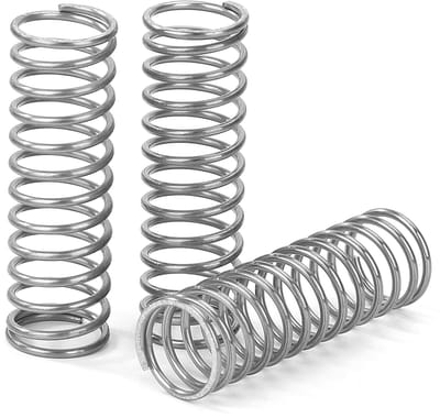 Drukveren Veer 50 mm Roestvrij Staal Draad 1,4 mm Buitendiameter 16 mm 2 kg 4 Stuks