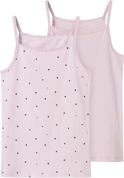 NAME IT NKFSTRAP TOP 2P WINSOME HEARTS NOOS Meisjes Ondergoed - Winsome Orchid