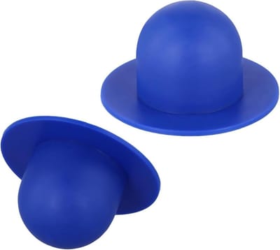 Ronte - Zwembadpluggen voor Bovengronds Zwembad, Muurplug & Filterpompzeef, Compatibel met 28270 28271 28272 28273 26700 (Blauw) - Set van 2