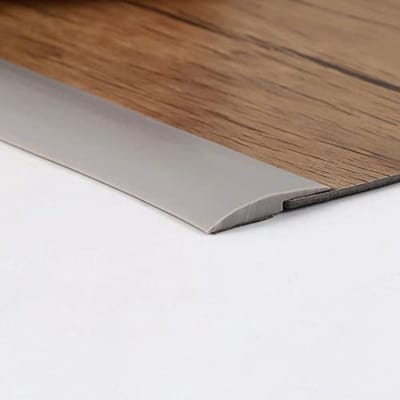 Zelfklevende tapijtsierstrip 2m - PVC laminaatvloer deurstrip en overgang drempel trim (grijs, 3 mm)