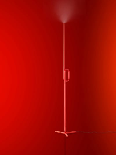 Foscarini Tobia Vloerlamp - oranje - Led dimbaar