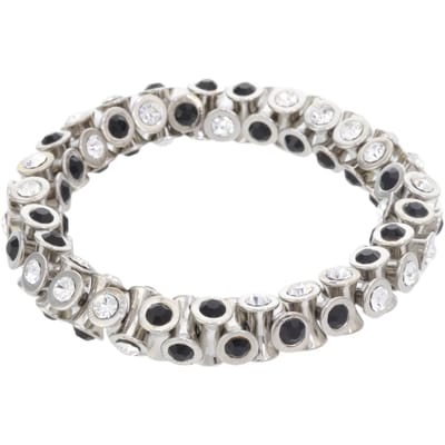 Behave - Armband zilverkleur met witte kralen - Tijdloos cadeau