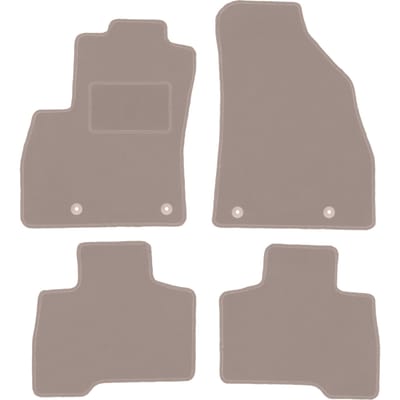 Beige veloursmatten voor: Peugeot Bipper combivan, Tepee (2007-2017)