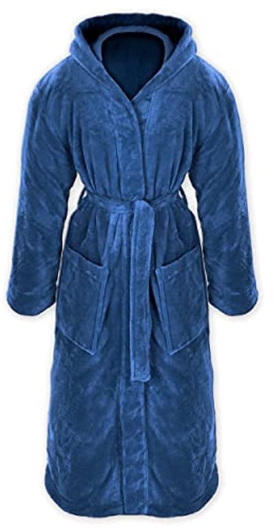 Unisex Fleece Badjas met Capuchon - Knuffelzachte Flanellen Fleece, Maten S-XXXL, Öko-Tex Keurmerk