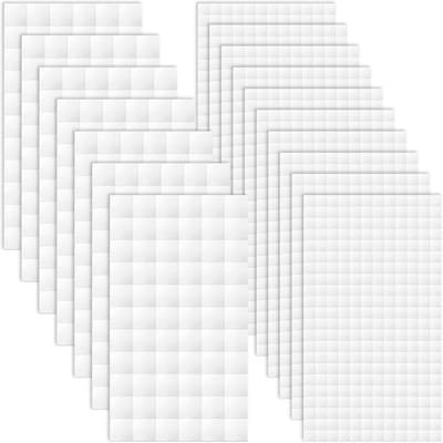 Dubbelzijdige 3D Lijmpunten - 3102 Stuks Foam Lijmpads voor Knutselprojecten, 6mm en 12mm Adhesieve Pads