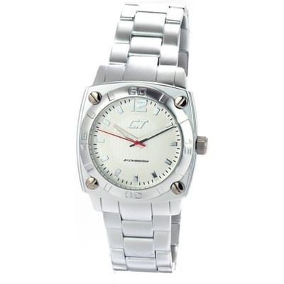 Horloge CHRONOTECH CC7079M-06M. Kwarts, Kleur zilver. Man. gray