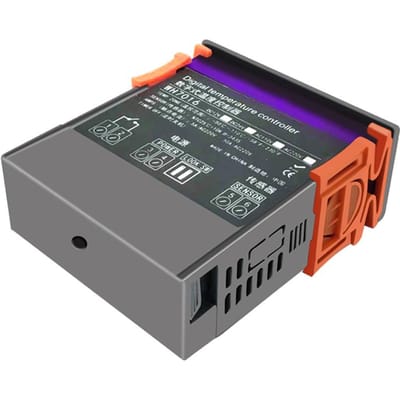 7016A Digitale Temperatuurschakelaar Controller 30A Hoge Vermogens   celsius   Fahrenheit  Weergave Verwarming Koeling NTC Sensor gray