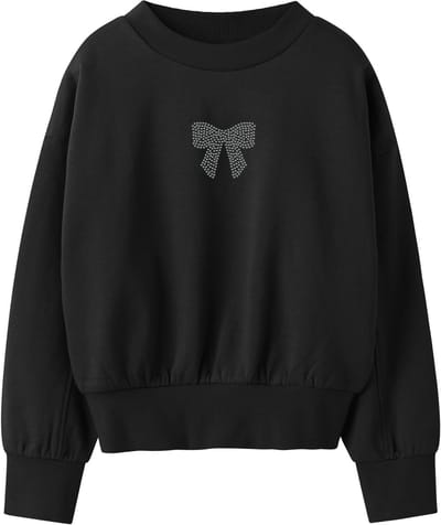 NAME IT - NKFSHANDIE LS RLX SHORT SWEAT BRU BOX - Meisjes - Sweaters
