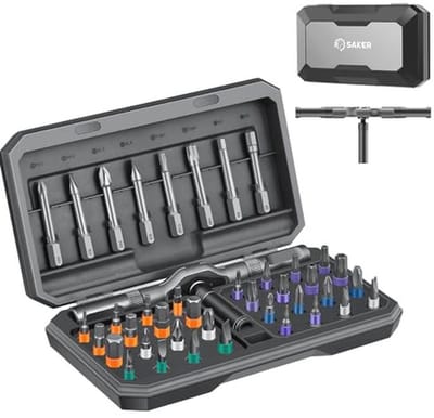 42-in-1 magnetische schroevendraaierset - multi-bit combinatie ratel schroevendraaier voor doe-het-zelf projecten