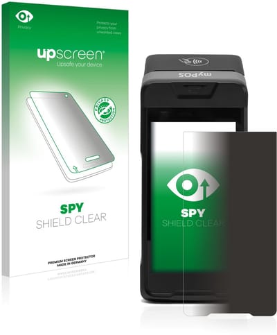 upscreen - privacy screenprotector voor myPOS Carbon - Folie Beschermfolie Blauwlichtfilter