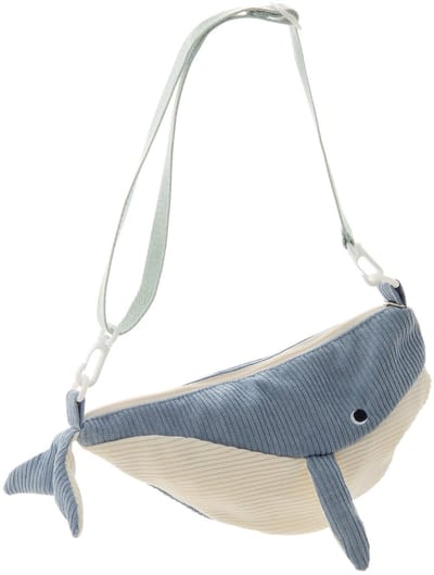 Atmosphera Kids Orta Bananabag/Heuptasje Walvis - 30x13cm - Blauw/Wit