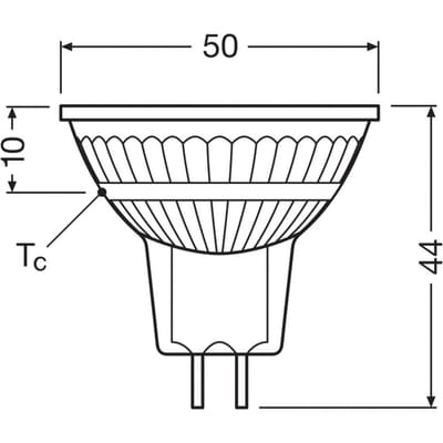 OSRAM HOMELIGHTING 4099854334337 LED-lamp Energielabel F (A - G) GU5.3 3.8 W = 35 W Warmwit (Ø x h) 50 mm x 50 mm 5 stuk(s)