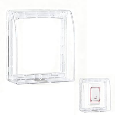 Dailygoods - Transparante Waterdichte Hoes voor Draadloze Deurbel