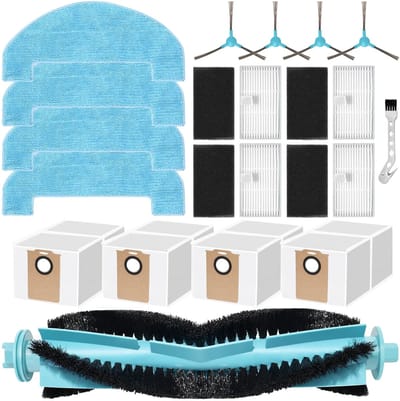 Dailygoods- Robotaccessoires 18 stuks - Hoofdborstel - Stofzakken - HEPA-filters - Schoonmaakdoeken - Zijborstels - Stofzuigeraccessoires