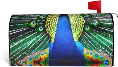 Brievenbushoes - Brievenbus decoratie - Buiten versieren - Magnetische bevestiging - 46 X 53 cm - Zwart