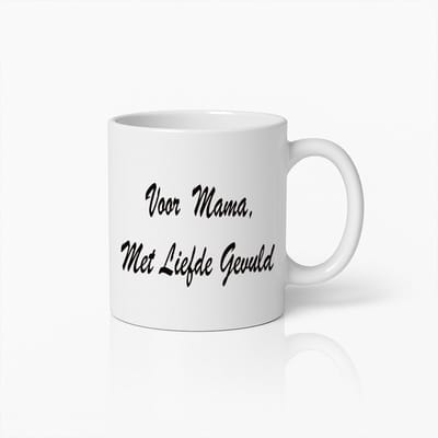 Voor Mama Mok – Hartverwarmende Koffiebeker Gevuld met Liefde, Perfect Moederdagcadeau