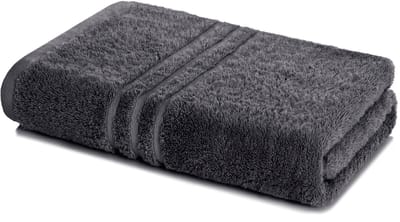 Lavea® Badlaken / Badhanddoek 100×150 cm – 100% Katoen Badstof, Zacht, Absorberend & Duurzaam – Handdoek voor Badkamer, Spa, Hotel – Antraciet