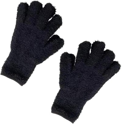 Dailygoods- Autowashandje Krasvrij - Microvezel Reinigingshandschoenen - Multifunctionele Stofhandschoenen - Dubbelzijdig Design - Slijtvast en Duurzaam - Sterke Wateropname