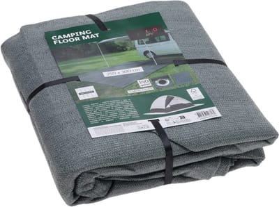 HIXA Grondzeil 2.5x3M - Voortent Tapijt - Vloermat - Grijs - Camping - Gronddoek - Tenttapijt - Tentzeil - Grondzeil Zwembad