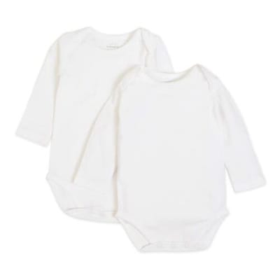 Prénatal basis romper 2 stuks White 50/56 unisex