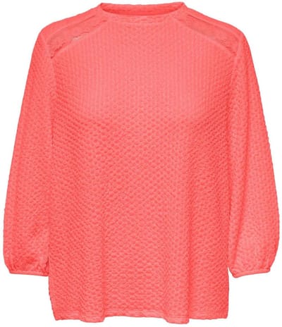 Only T-shirt Onlgitta 2/4 Top Cs Jrs 15287194 Georgia Peach Dames Maat - S