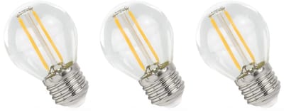 Spectrum LED Lamp E27 1W 230V - 110 Lumen - 4000K Neutraal wit - Natuurlijk licht - Energiezuinig - 3 stuks