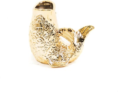 Housevitamin Vaas - Gouden Vis - 16.5x12x15cm uitverkocht