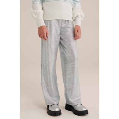 We Fashion Trouser Silver Größe: 140 | Hosen Outlet | kids | Grau