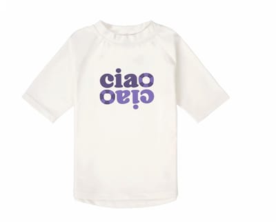 Lässig - UV zwemshirt - Ciao - Shortsleeve - Paars - Sea Salt - Maat 104