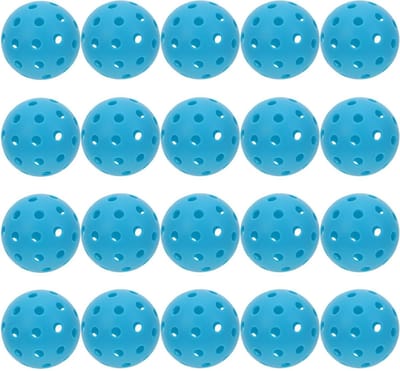 Pickleball oefenballen - Trainingsballen - Sport training - 40 gaten ontwerp - 74 cm - Blauw