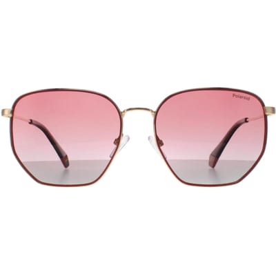 Polaroid Square Unisex Goud Roze Roze Gradient Gepolariseerd PLD 6214/S/X