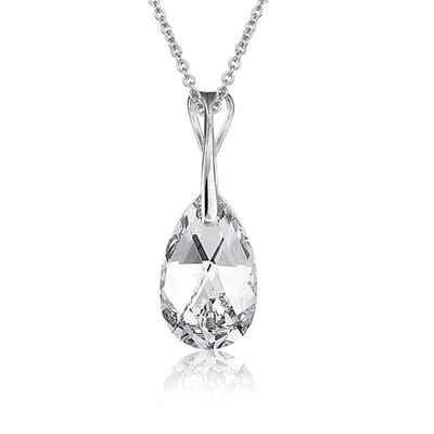 Montebello Ketting Pia DZ518H - Swarovski - 925 Zilver Gerhod. - 16mm - 50cm