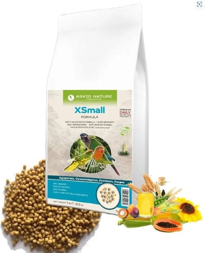 Askio Nature Parkietenvoer 1kg - Parkieten Voer - Biologisch Vogel Voer - Vogelvoer