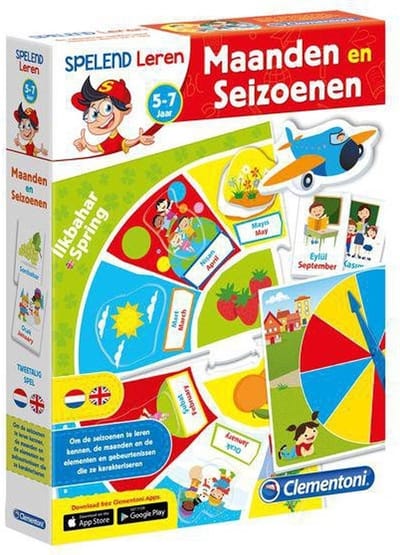 Clementoni - leer de Maanden en Seizoenen - Educatief spel