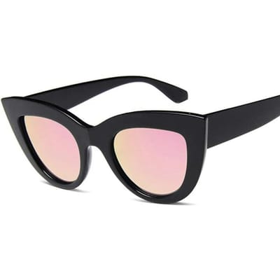 Cat Eye Mode Zonnebril Vrouw Vintage Luxe Designer Zwarte Bril Zonnebril voor Vrouw UV400 Brillen Tinten white