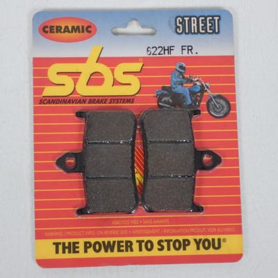 Plaquette de frein SBS pour Moto Honda 400 Vfr R 1989 à 1992 AV / 622HF FR Neuf