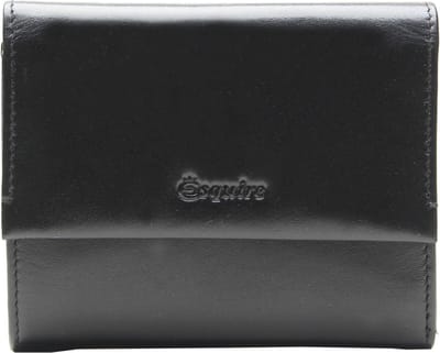 Esquire Portemonnee New Silk Wallet Black Zwart
