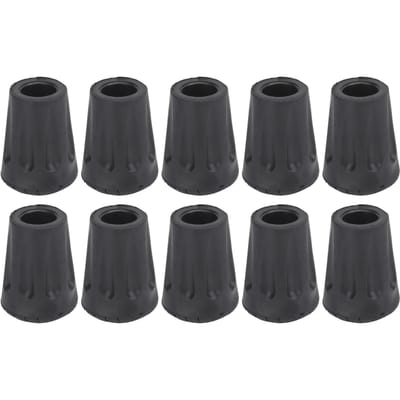 Lot de 10 protège-pieds ronds pour bâtons de randonnée