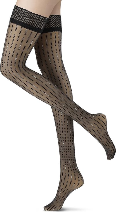 Oroblu Bas Little Point 20 denie Kous- Zwart - Maat S