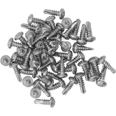 200 Stuks Zelfborende Schroef M4.2x13mm 410 Roestvrij Staal Zelf Tappend Kruiskop Rondboor