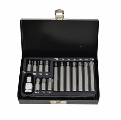 AWTools - TORX Bit Set - 15 Delig - Staal S2