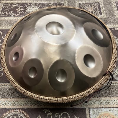 Handpan Drum, Vyrve Audio , 10 toons, staal, afmeting 56cm, 22 inch inclusief opbergtas