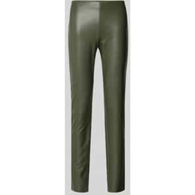 Skinny fit broek in leerlook