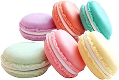 Kleurrijke Mini Macaron Vormen Opbergdozen - 10 Stuks Pillendozen, Sieraden Organizer en Oordopjes Houder voor Reizen