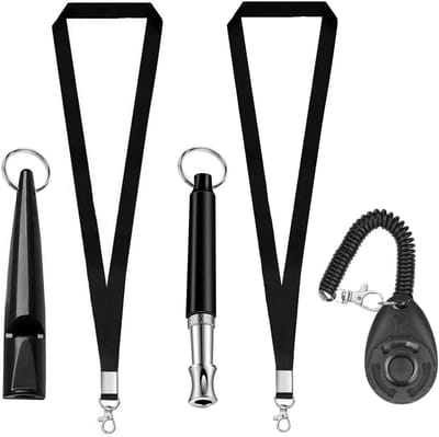 Professionele Hondenfluit voor Training met Instelbare Frequenties en Clicker met Polsband