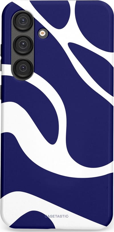 Casetastic Hoesje Geschikt voor Samsung S25 Plus - Stijlvolle Beschermende Duo-layer Case - Zeebries Golven