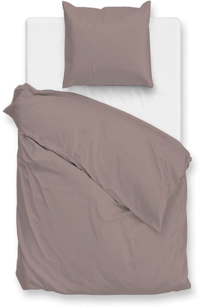Zohome Dekbedovertrek Satinado - Paars - Eenpersoons - Dekbedhoes van 100% Katoen-Satijn - Uni - 140x220 + 1 sloop 60/70 cm