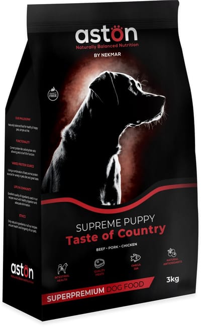 Nekmar: Aston Supreme - Puppy - Taste Of Country 3 Kg